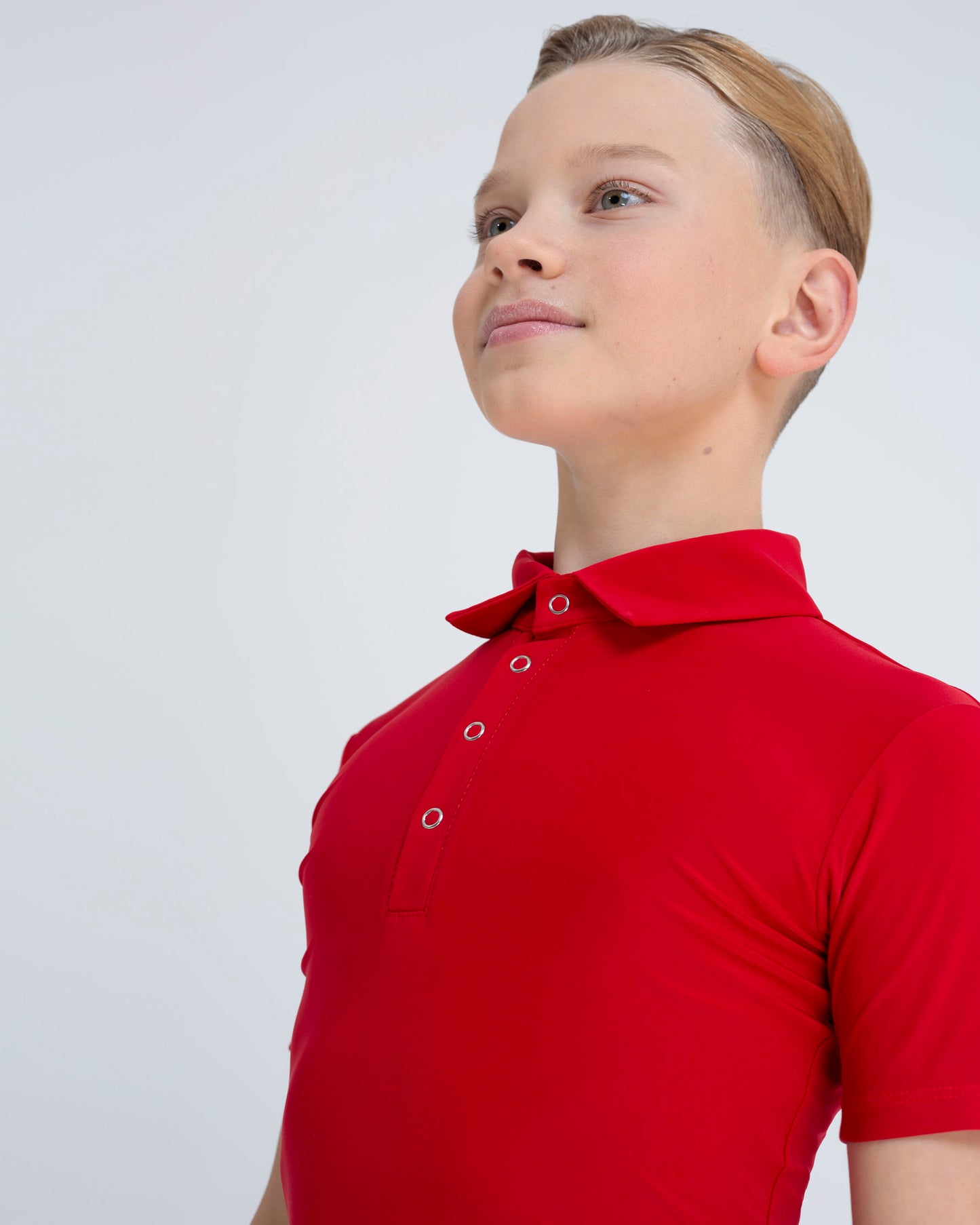 T-shirt Polo Kid Red