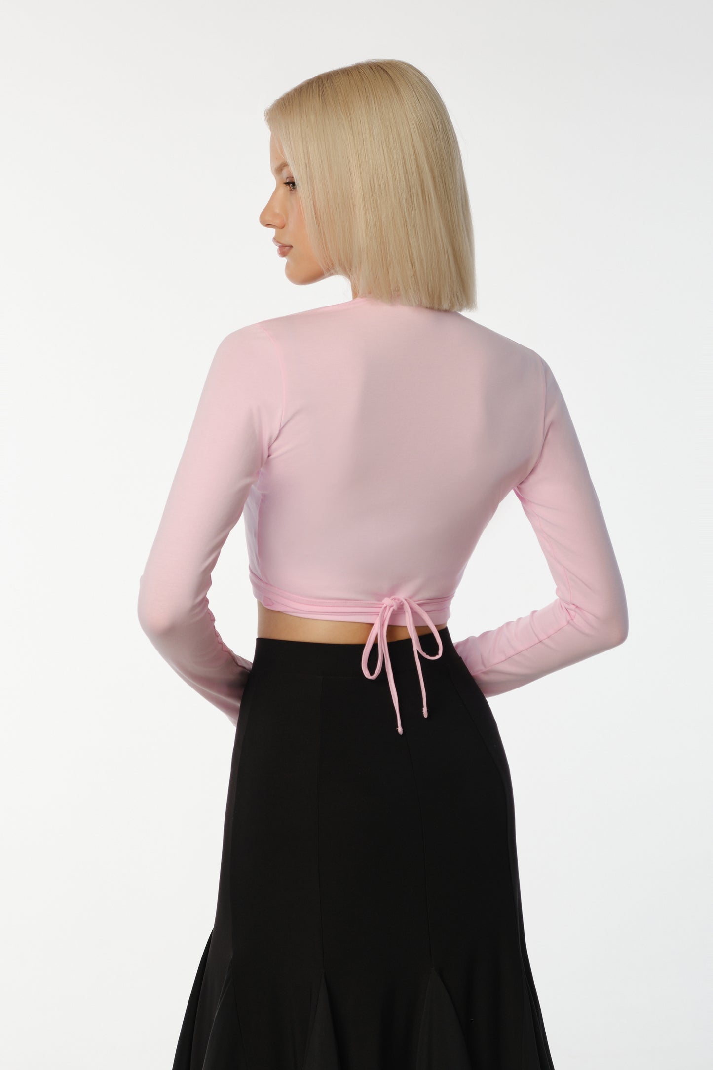 Top Fiori pink